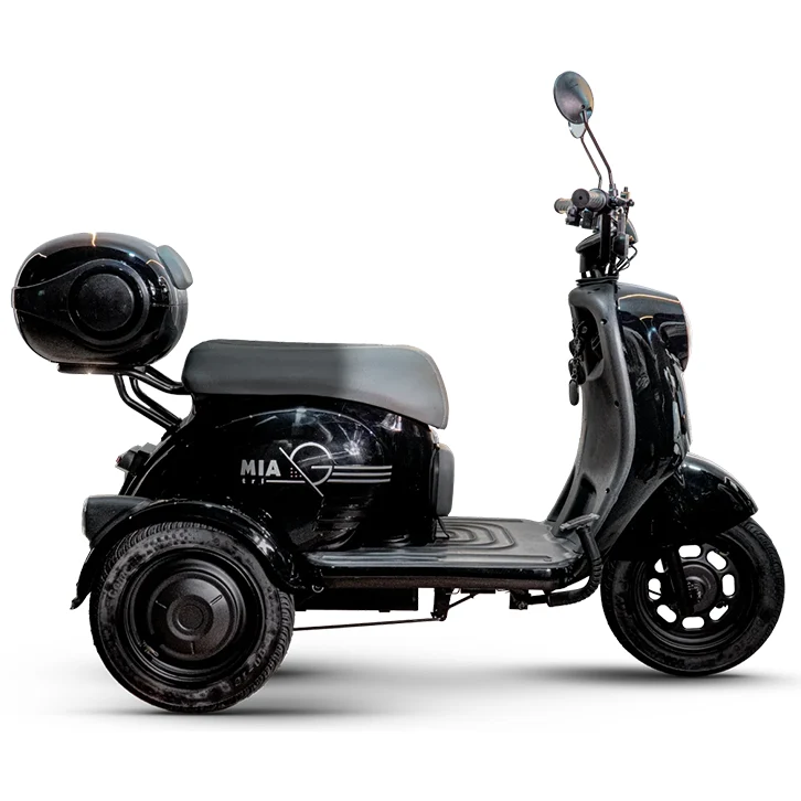 estabilidade de três rodas, conforto de carro e zero burocracia